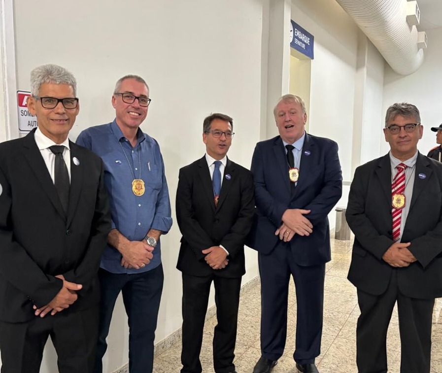Foto / Reprodução - Delegados Luiz Carlos Almeida, Jorge Cury Neto, Daniel Radaelli e Wanir Silveira